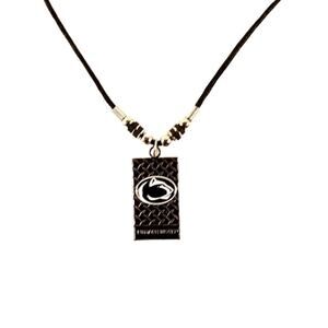 NCAA Penn State Diamond Plate Necklace, 20-Inch Rope Nittany Lions Licensed New